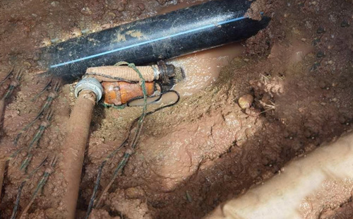 金塔庆阳扬黄续建工程DN711钢管330米拖管